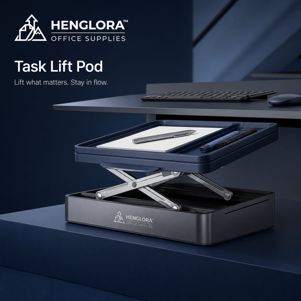 Henglora™ RiseDeck Utility Tray