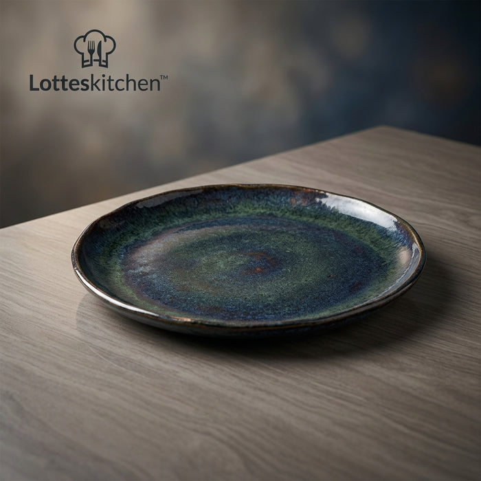 Lotteskitchen™ Artisan Ceramic Dinner Plate